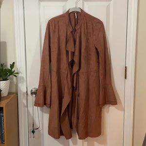 GORGEOUS suede free people jacket/ blazer